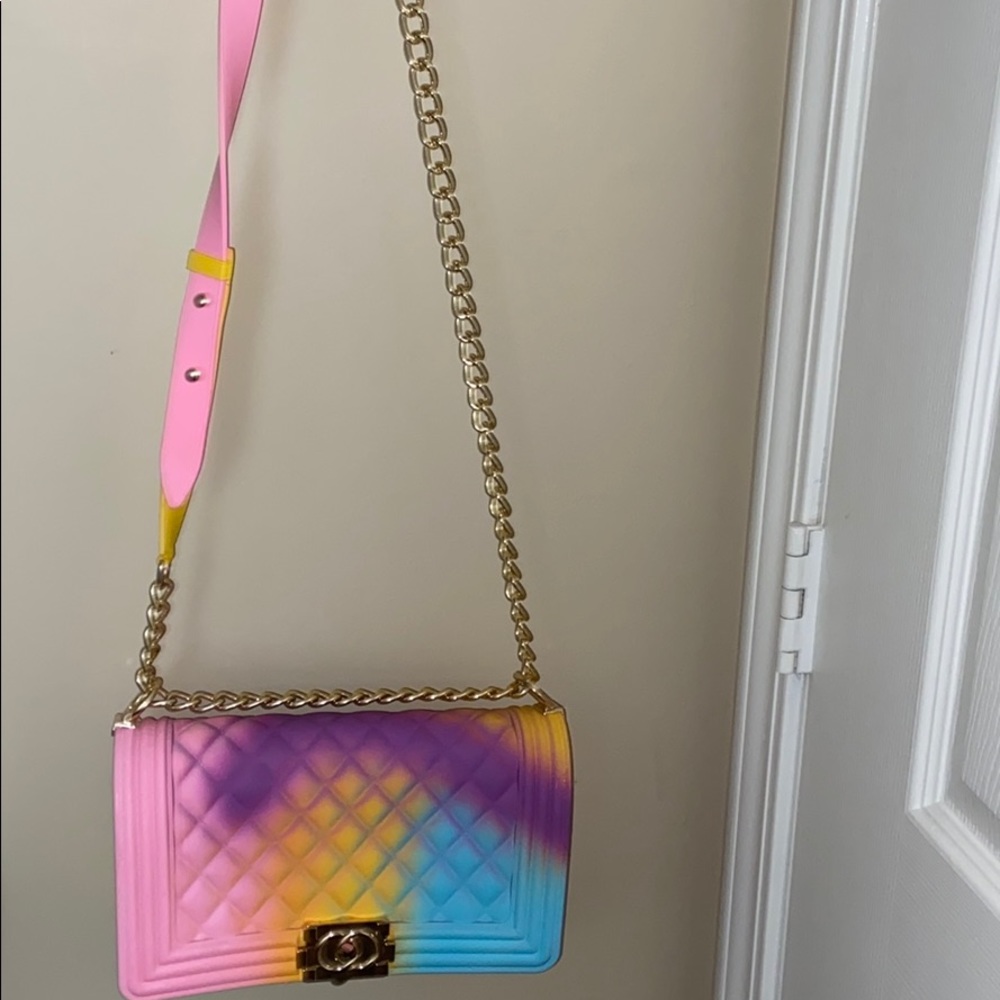 Cross body candy rain bag